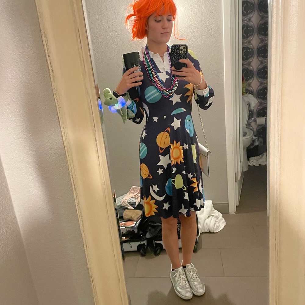 Small Mrs frizzle costume dress